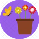 Flower Pot Flower Flowers Icon
