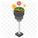 화분 실내 식물 꽃 식물 아이콘