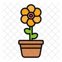 Plant Flower Pot Icon