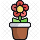 Flower Pot Decoration Plant Pot Icon
