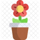 Flower Pot Decoration Plant Pot Icon