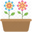 Flower Pot Colored Icon
