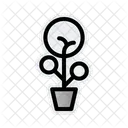 Flower Pot Plant Icône