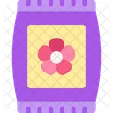 Flower Seed Agriculture Pouch Bag Icon