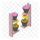 Flower Shop Open Icon