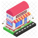 Flower Shop Flower Store Floral Market Icon
