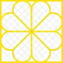Flower square motif  アイコン