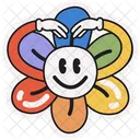 Flower sticker  Icon