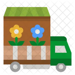 Flower Truck  Icon