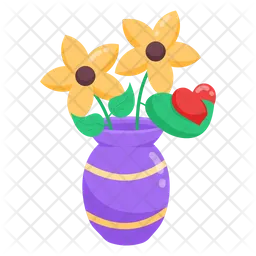 Flower Vase  Icon