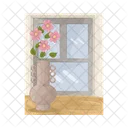 Vase Flower Decoration Icon