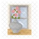 Vase Flower Decoration Icon