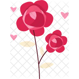 Flower With Love  Icon