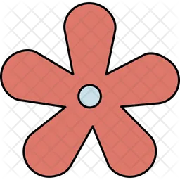 Flower With Out Leaves  Icon