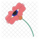 Flower With Stem  Icon