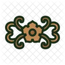 Flower Wood Carving Javanese Artisan Icon