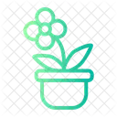 Flowerpot Flower Potted Plant Icon
