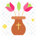 Flowerpot Decoration Flower Icon