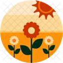 Flowers Sunrise Plant Icon