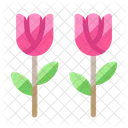 Flowers Roses Plant Icon