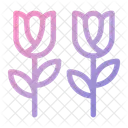 Flowers Roses Plant Icon