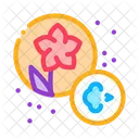 Allergy Flowers Color Icon