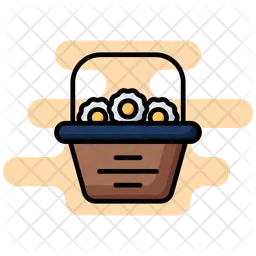 Flowers Basket  Icon