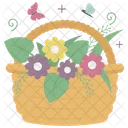 Flowers Basket  Icon