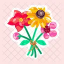 Flowers Bunch  Icon