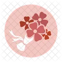 Flowers Bouquet Love Icon
