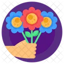 Blossom Flowers Bouquet Flowers Icon