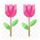 Flowers Roses Plant Icon