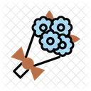 Flowers Bouquet Cemetery Icon