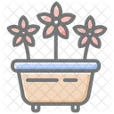 Flowers In Pot  Icon