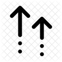 Flows Up Arrow Navigation Navigate Icon