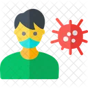 Flu Virus Dangerous Icon