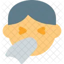 Flu Flu Patient Person Sneeze Icon