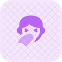 Flu Flu Patient Person Sneeze Icon