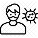Flu Virus Dangerous Icon