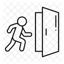 Flucht  Symbol
