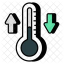 Fluctuación de temperatura  Icono