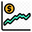 Fluctuation Growth Graph Icon