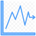 Fluctuation Market Fluctuation Analysis Icon