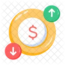 Fluctuation Market Fluctuation Currency Fluctuation Icon