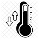 Fluctuation De Temperature Thermometre Thermostat Icône