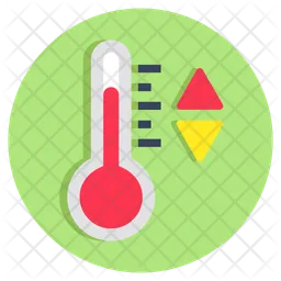 Fluctuation de la température  Icône