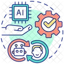Fluency in AI innovations  Icon
