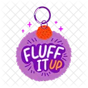 Fluff It Ball Keyring Icon