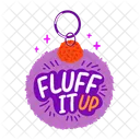 Fluff It Ball Keyring Icon