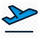 Flug Flugzeug Abflug Symbol